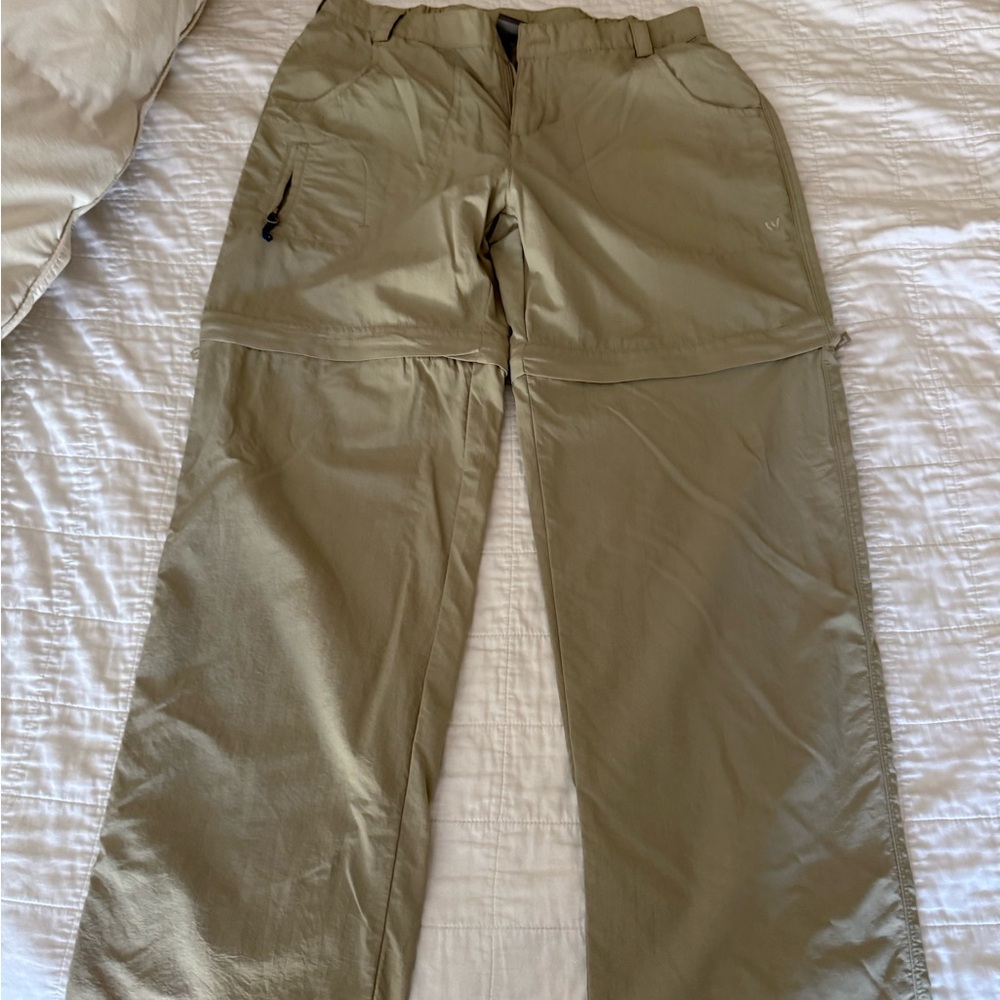 White Sierra Women's Khaki Convertible Cargo Pants